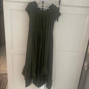 Joyfolie Mia Joy Olive Green Kids Dress